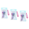 Basicare 3 Pack Bundle 10 Pack Non Slip Snap Hair Clips 4.8cm Assorted Colours