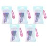 Basicare Non Slip Snap Hair Clips 4.8cm 10 Pack Bundle of 5