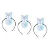 Basicare Triple Band Black Headband Bandeau 3 Pack Secure Non Slip