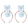 Basicare Headband Triple Band Bandeau Shell 2 Pack Bundle