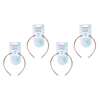 Basicare Headband Triple Band Bandeau Shell 4 Pack