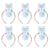 Basicare Headband Triple Band Bandeau Shell 6 Pack