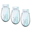 Basicare Flexi Black Headband 3 Pack Non Slip Comfortable Hair Hold