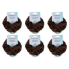 Basicare Soft Flex Large Brown Scrunchie 2 Pack Bundle of 6
