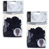 Basicare Soft Flex Large Blue Scrunchies 2 Pack Comfortable Secure Hold