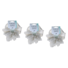 Basicare Soft Luxe Ivory Scrunchie Large Bundle of 3 Pack