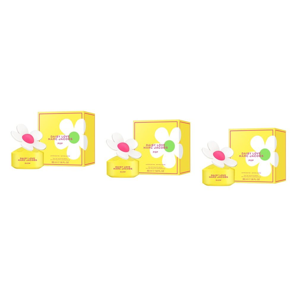 Marc Jacobs Daisy Glow Love Eau de Toilette 50mL Pack of 3