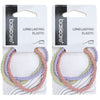 Basicare Long Lasting Plaited Elastic Hair Bands 3 Pack x2 Secure Hold