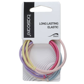 Basicare Long Lasting Elastic Hair Bands 3 Pack Durable Snag Free Hold
