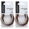 Basicare Long Lasting Elastic Hair Bands 3 Pack Durable Snag Free Hold x 2