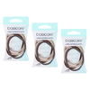 Basicare Elastic Hair Bands 3 Pack Long Lasting Durable Snag Free Hold