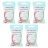 Basicare 5 Pack Long Lasting Knotted Elastic Hair Bands Durable Snag Free