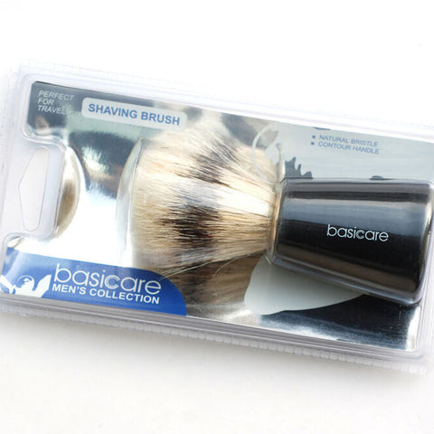 Basicare Mens Shaving Brush Soft Boar Bristles Comfortable Travel Use