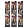 Basicare Mens Slant Tip Tweezers Bundle of 6 Precision Grooming Tools