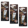 Basicare Mens Rotary Nail Clipper 3 Pack Fingernail Toenail Grooming Tool