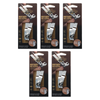 Basicare Mens Rotary Nail Clipper 5 Pack Bundle for Fingernail and Toenail