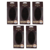 Basicare Military Beard and Hair Brush 5 Pack Firm Boar Bristles