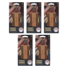 Basicare Pocket Comb Bundle of 5 Quantity Small and Large Handmade with Pouch