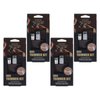Basicare Mens Manicure Kit 4 Pack Nail Clippers with Catcher Glass File
