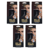 Basicare Manual Nose and Ear Hair Trimmer 5 Pack Battery Free Compact Safe