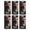 Basicare Manual Nose and Ear Hair Trimmer Bundle 6 Pack Battery Free