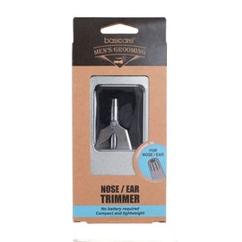 Basicare Manual Nose and Ear Hair Trimmer Compact Safe Battery Free