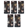 Basicare Mens Grooming Shaving Brush and Stand Set Bundle of 5
