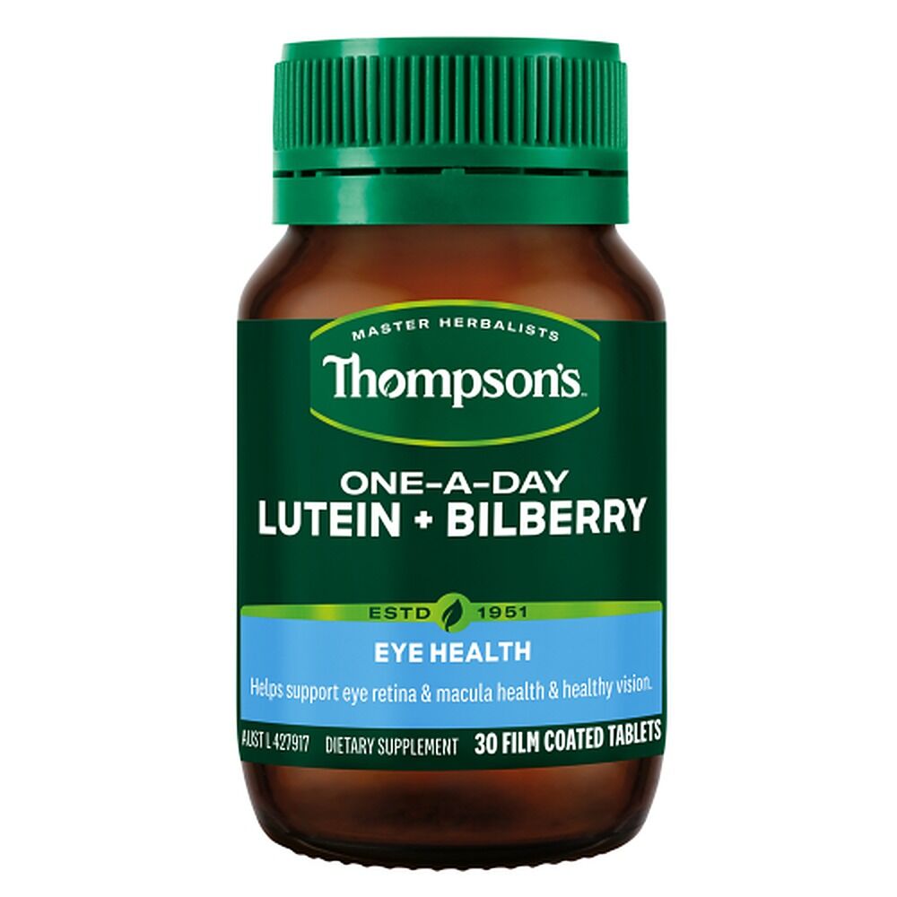 Thompson's One-A-Day Lutein + Bilberry 30 Tablets