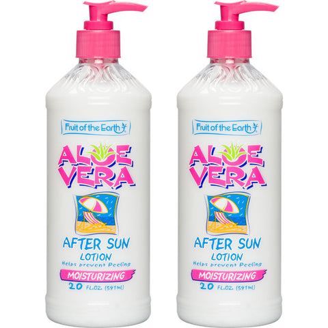 Fruit Of The Earth Aloe Vera After Sun Lotion 2 x 567g Soothing Moisturiser