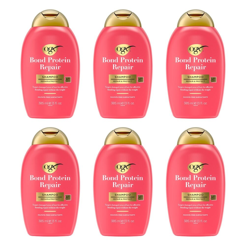 OGX Bond Protein Repair Shampoo 385mL Pack of 6