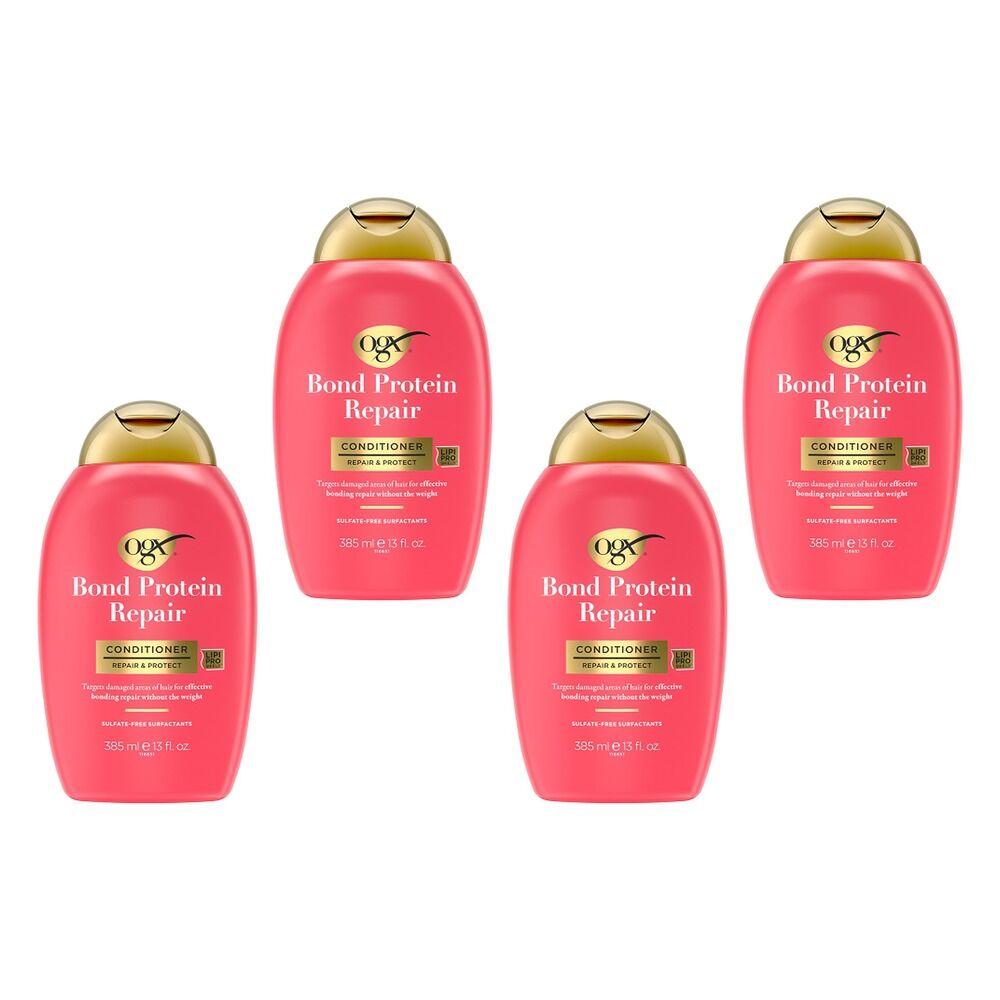 OGX Bond Protein Repair Conditioner 385mL Pack of 4