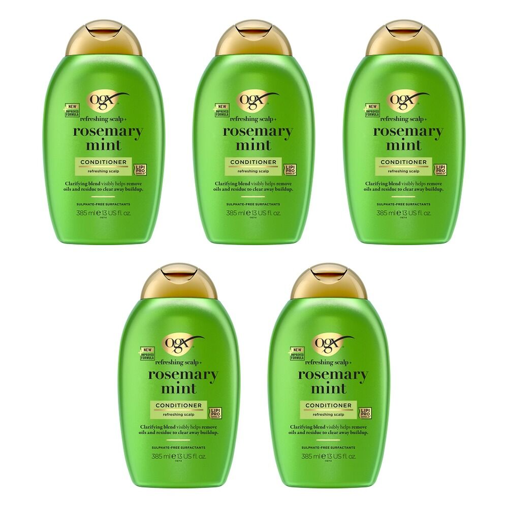 OGX Refreshing Scalp+ Rosemary Mint Conditioner 385mL Pack of 5