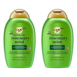 OGX Refreshing Scalp+ Rosemary Mint Shampoo 385mL Pack of 2