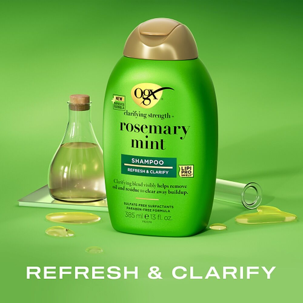 OGX Refreshing Scalp+ Rosemary Mint Shampoo 385mL