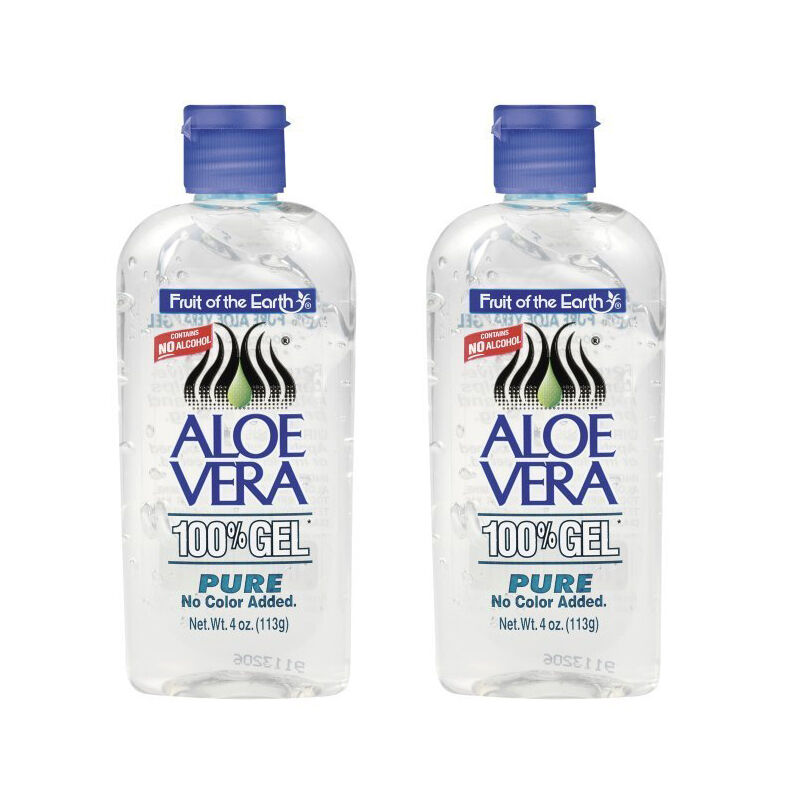Fruit Of The Earth Aloe Vera Gel Soothing Moisturising Fragrance Free 113g x2