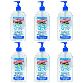 6 x Fruit Of The Earth Aloe Vera Gel Pump Moisturising Skin Care 510g