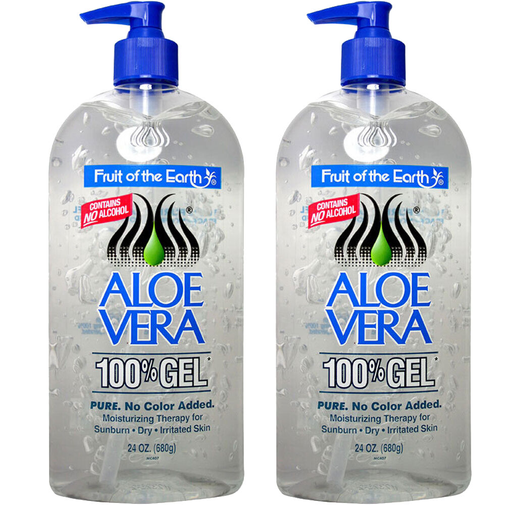 Fruit Of The Earth Aloe Vera Gel Moisturising 680g Pump Twin Pack