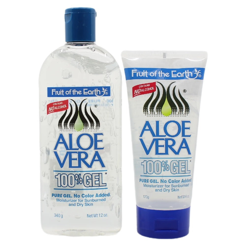 Fruit Of The Earth Aloe Vera Gel Moisturising Skin Care 170g + 340g