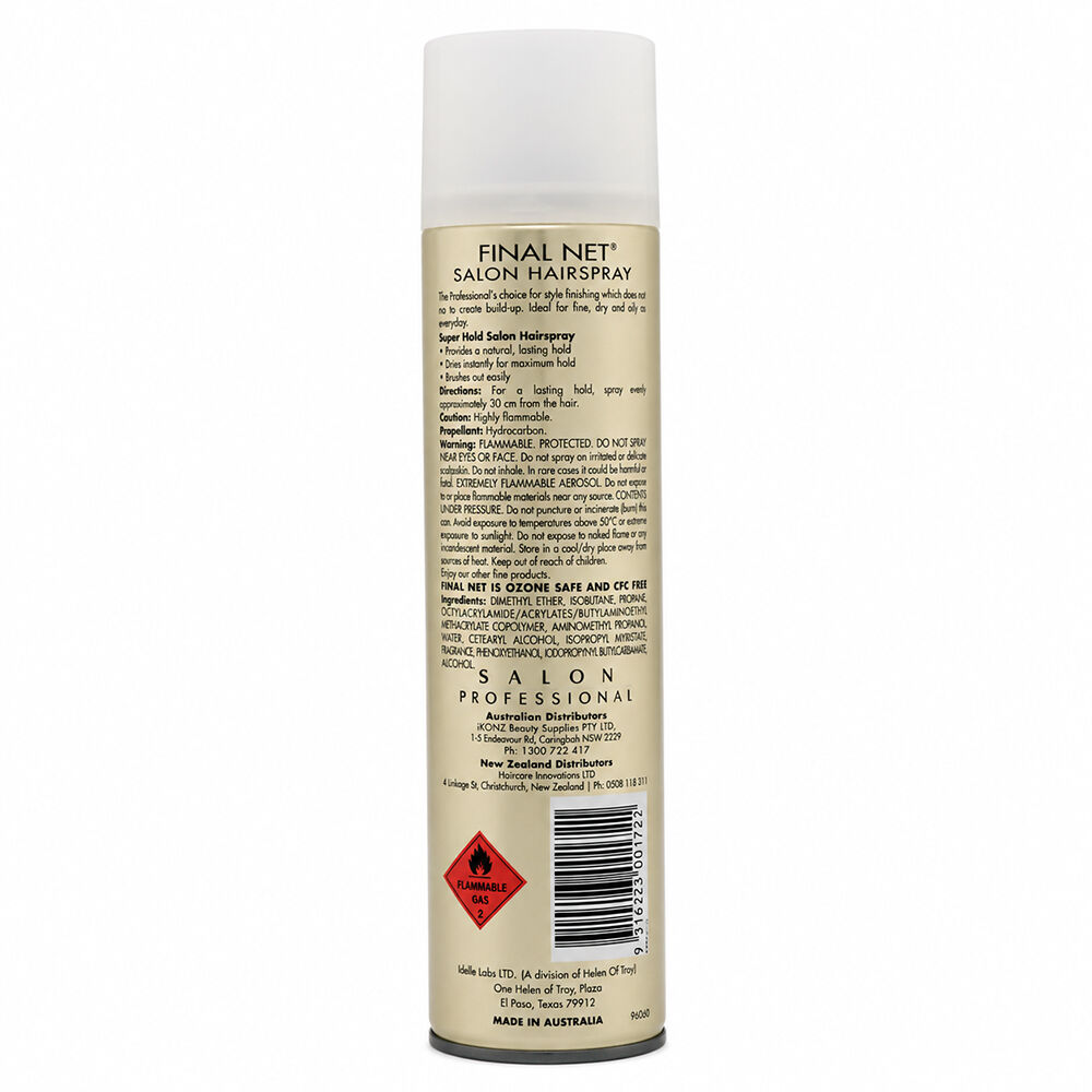 Final Net Super Hold Hairspray 200g x2 Micro Mist Pump Panthenol