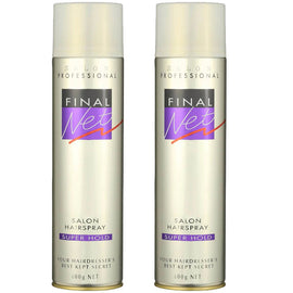Final Net Super Hold Hairspray 200g x2 Micro Mist Pump Panthenol