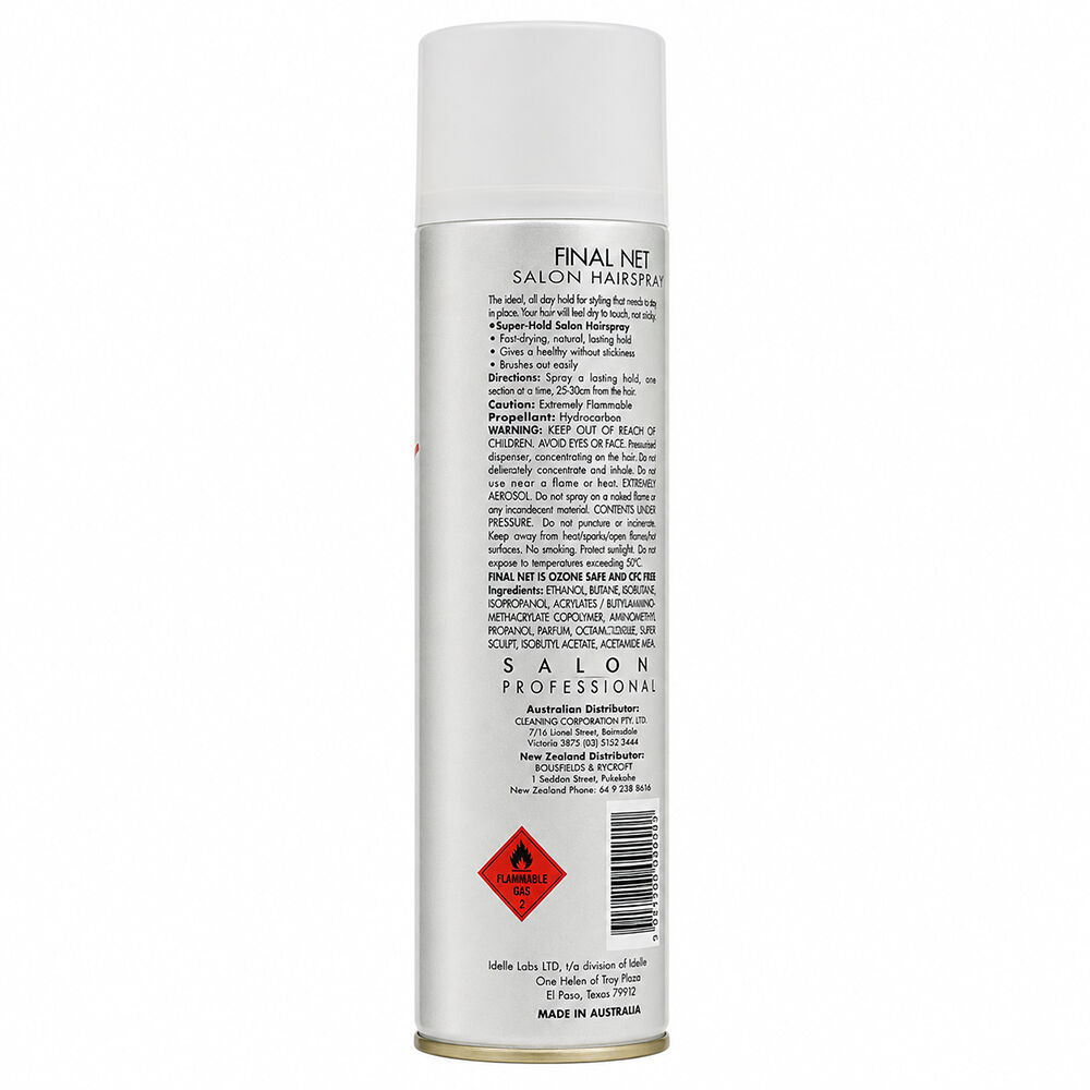 Final Net Super Hold Hairspray 400g x2 Micro Mist Panthenol Salon Hold