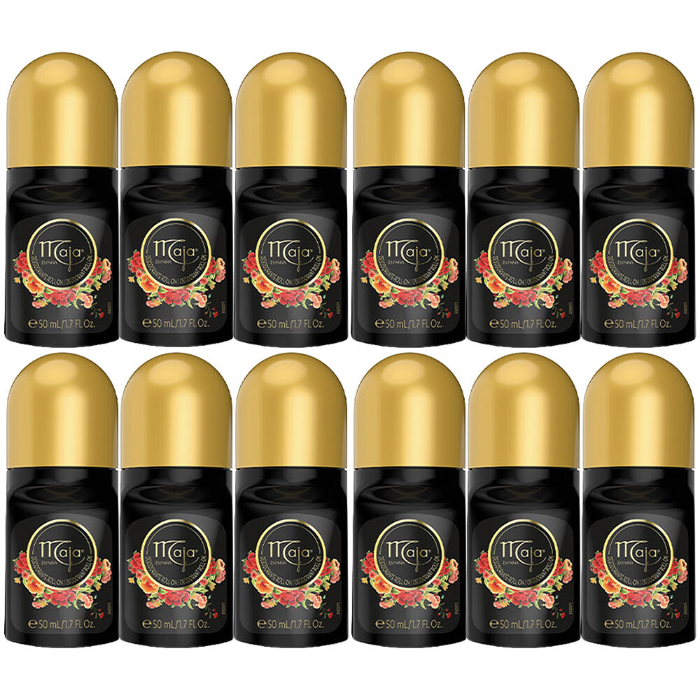 Maja Classic Anti Perspirant Roll On 50ml Pack of 12 Floral Long Lasting