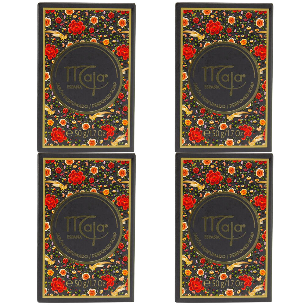 Maja Myrurgia Soap 50g Pack of 4 Floral Rose Jasmine Fragranced Bars