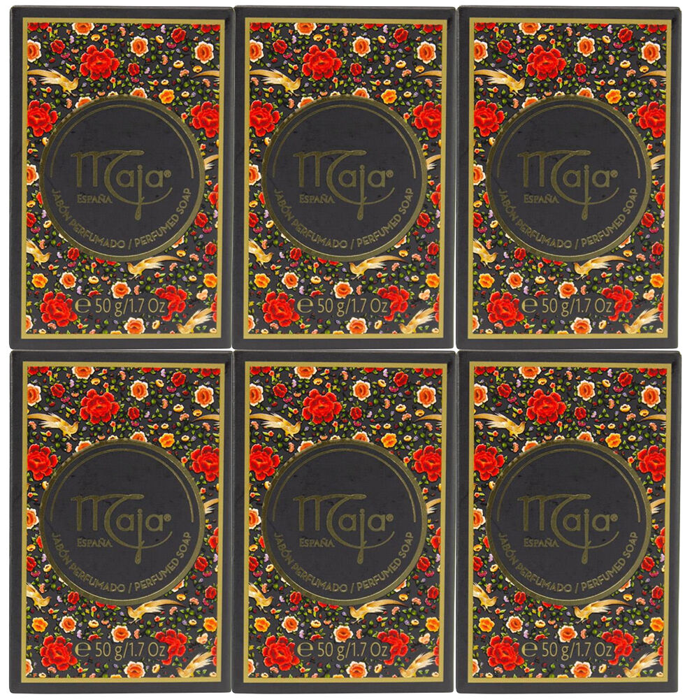 Maja Myrurgia Soap 50g Pack of 6 Classic Floral Scent Soap Bars
