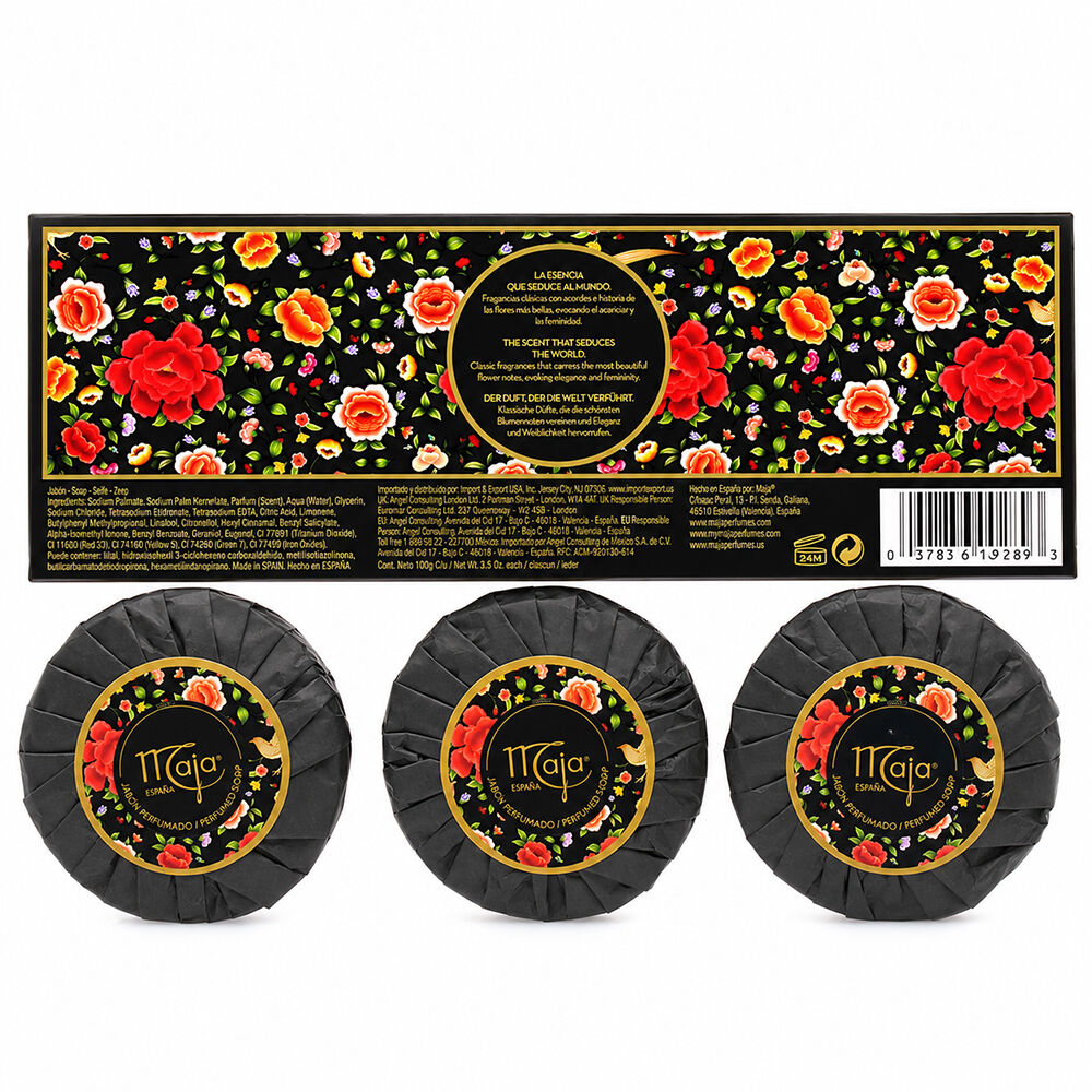 Maja Classic Scented Round Soap 4 Pack 100g Bundle of 4