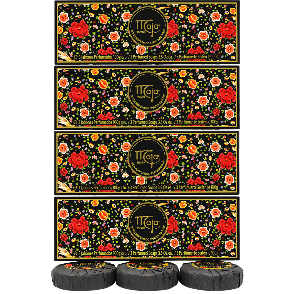 Maja Classic Scented Round Soap 4 Pack 100g Bundle of 4