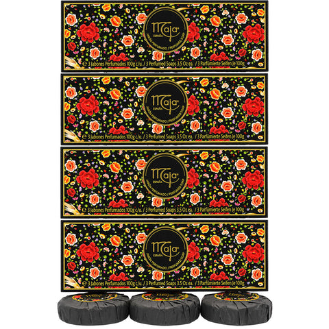 Maja Classic Scented Round Soap 4 Pack 100g Bundle of 4