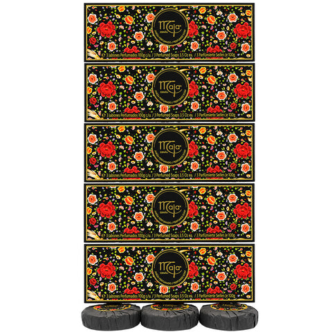 Maja Classic Scented Round Soap 100g Bundle of 5