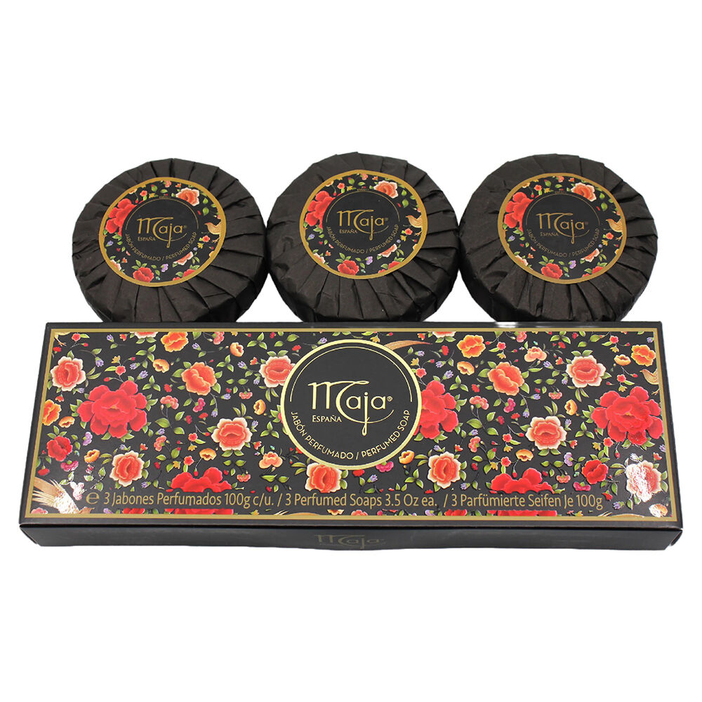 Maja Classic Scented Round Soap Gift Set 3 x 100g Perfumed Soap Bars