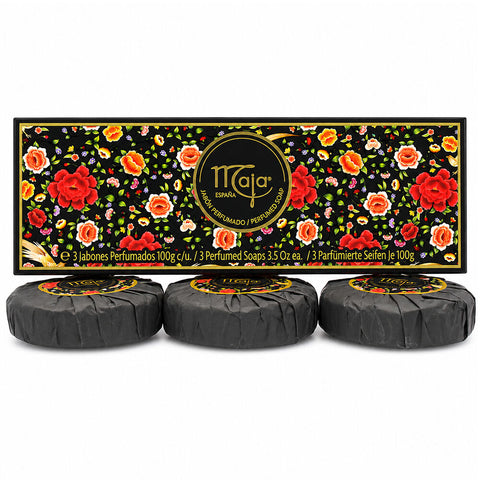 Maja Classic Scented Round Soap Gift Set 3 x 100g Perfumed Soap Bars